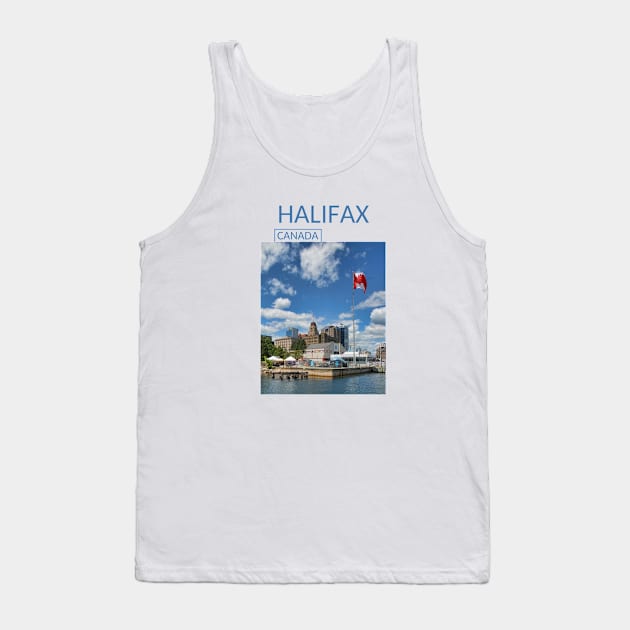 Halifax Nova Scotia Canada Souvenir Gift for Canadian Citizens T-shirt Apparel Mug Notebook Tote Pillow Sticker Magnet Tank Top by Mr. Travel Joy